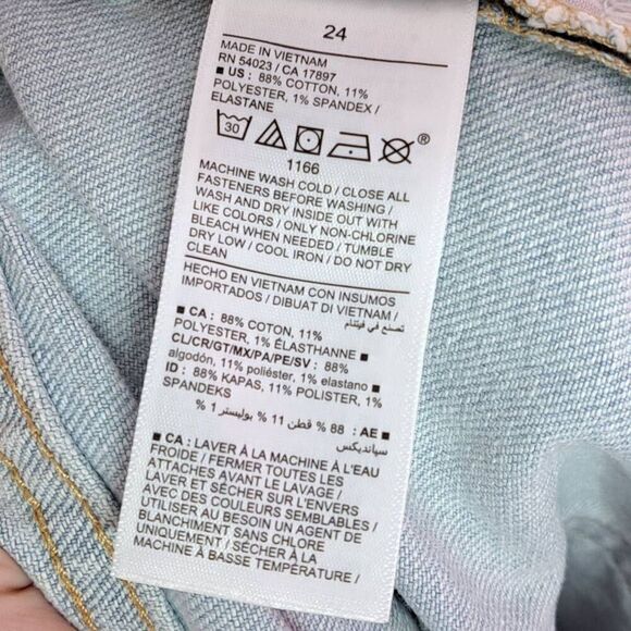 Old Navy Women's Plus Size High Waisted OG Straight Ripped Jean Shorts 24 NWT - Picture 6 of 7